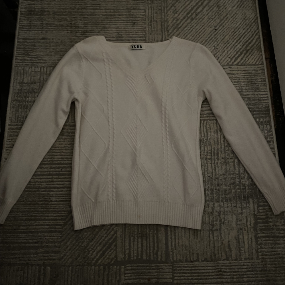 Women's White Sweater
